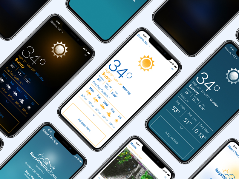 RaysWeather App cover